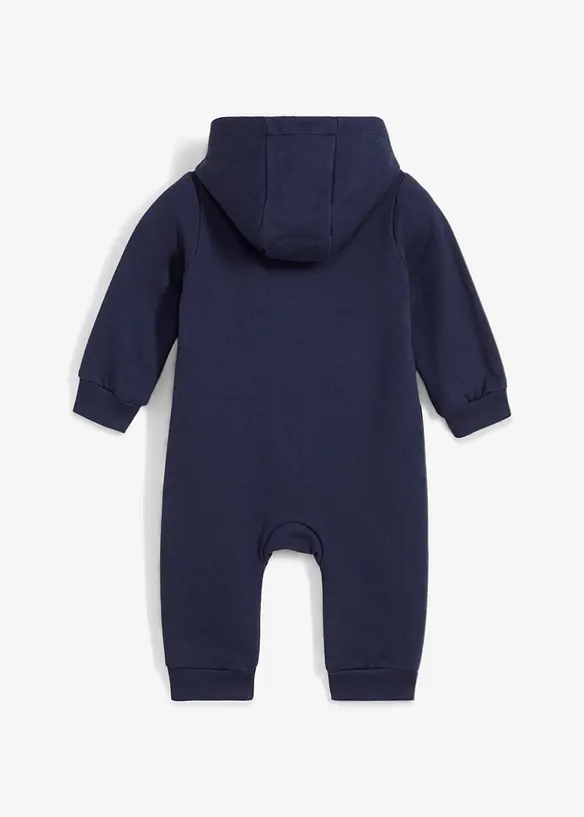 Sparkdräkt i trikå med julmotiv, ekologisk bomull, bonprix
