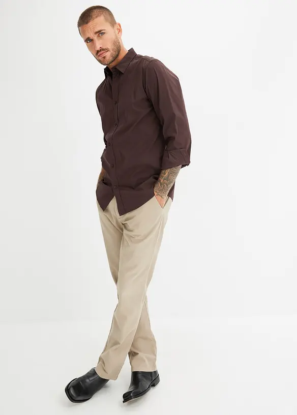 Stretchskjorta, Slim Fit, bonprix