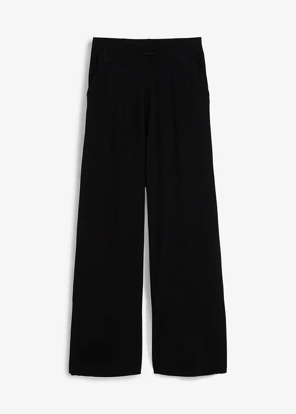 Stickad dra på-byxa, bonprix