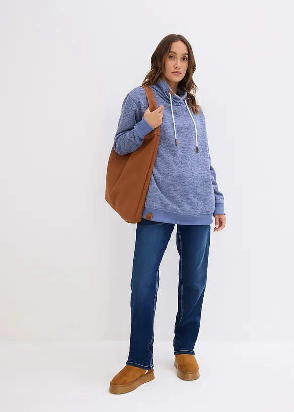 Extra mysig, lång sweatshirt, bonprix