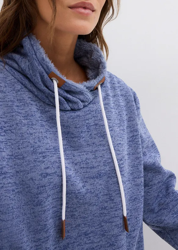 Extra mysig, lång sweatshirt, bonprix