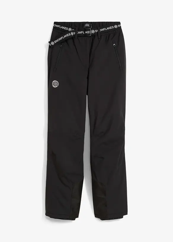 Vattentät skidtermobyxa med fleecefoder, bonprix
