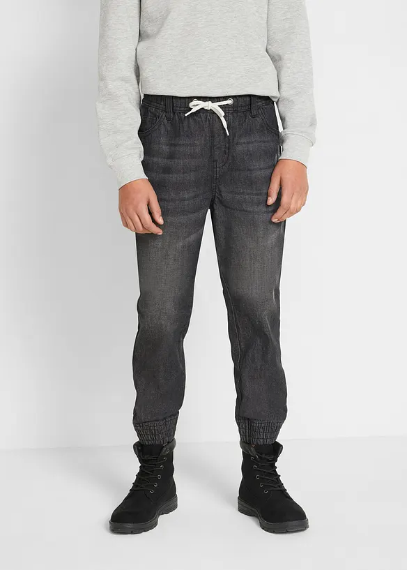 Dra på-jeans för barn (2-pack), bonprix