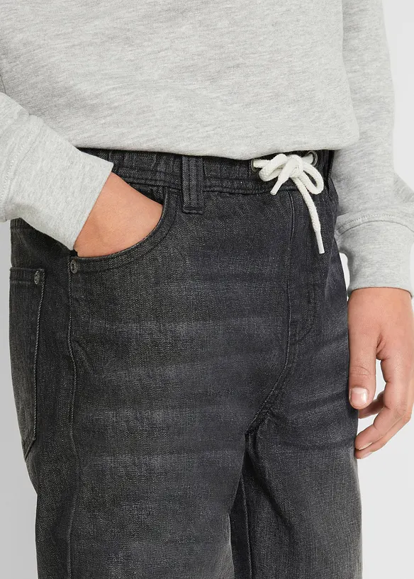 Dra på-jeans för barn (2-pack), bonprix