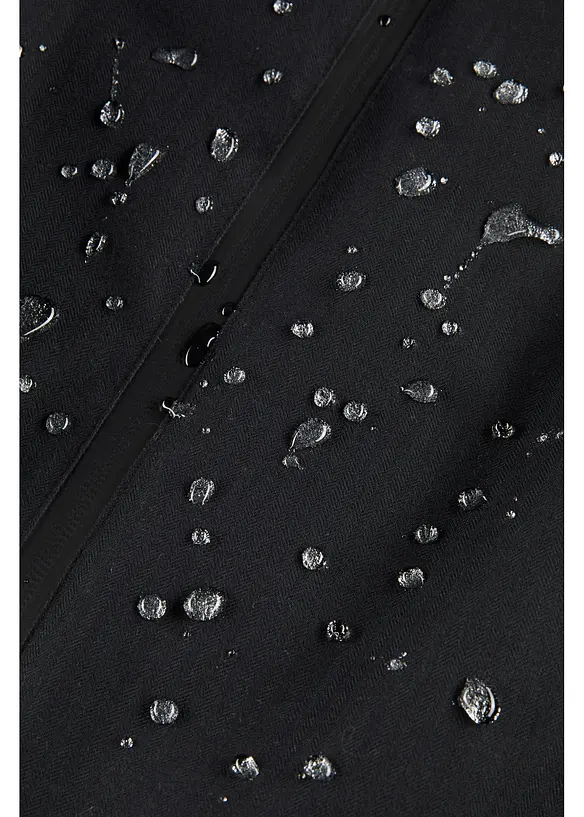 Vattentät funktionsjacka med 2-i-1-look, bonprix