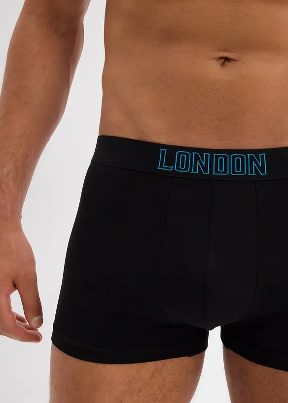 Boxershorts med bomull (5-pack) tajta, bonprix