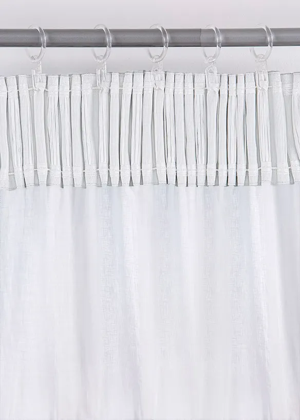 Gardinlängd i ekologisk bomull (1-pack), bonprix