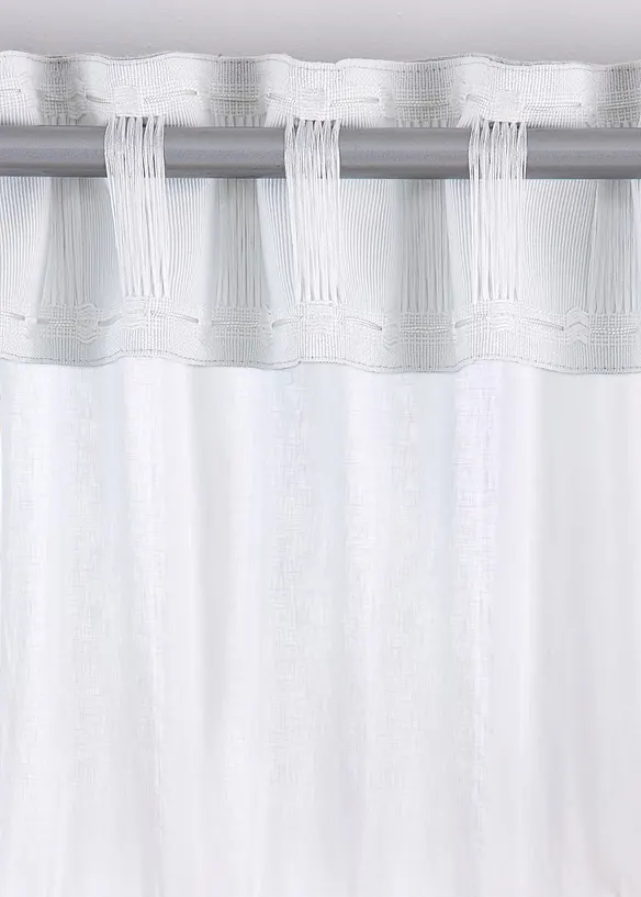 Gardinlängd i ekologisk bomull (1-pack), bonprix