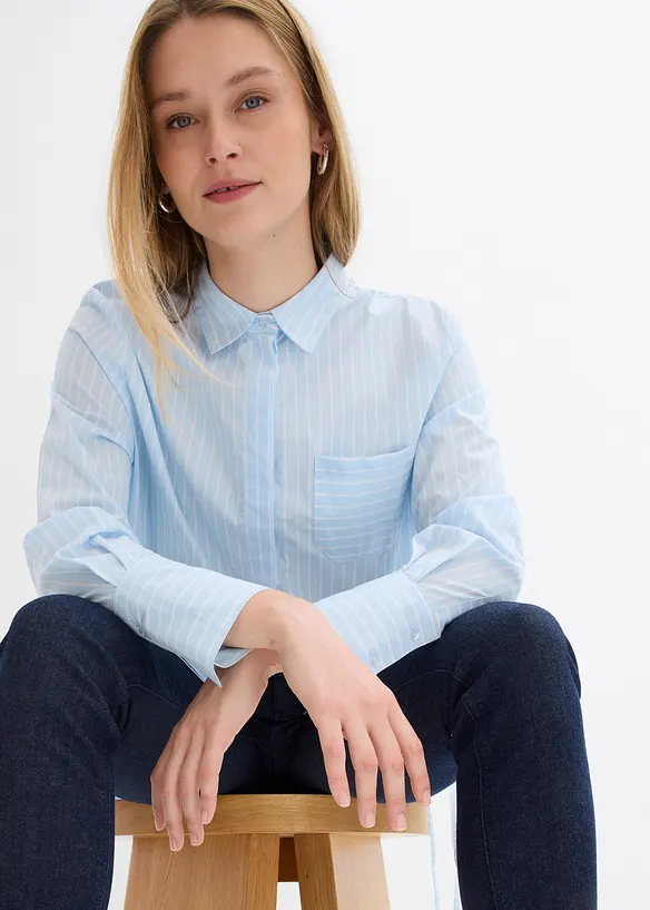 Oversizeblus i ren bomull, bonprix
