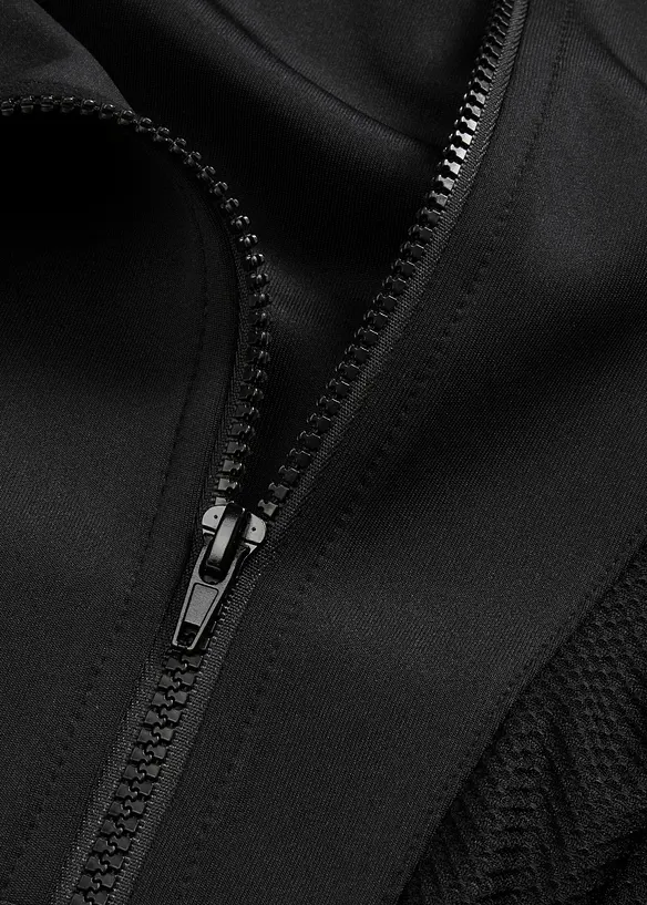 Funktionssportjacka med mesh, oversized, bonprix