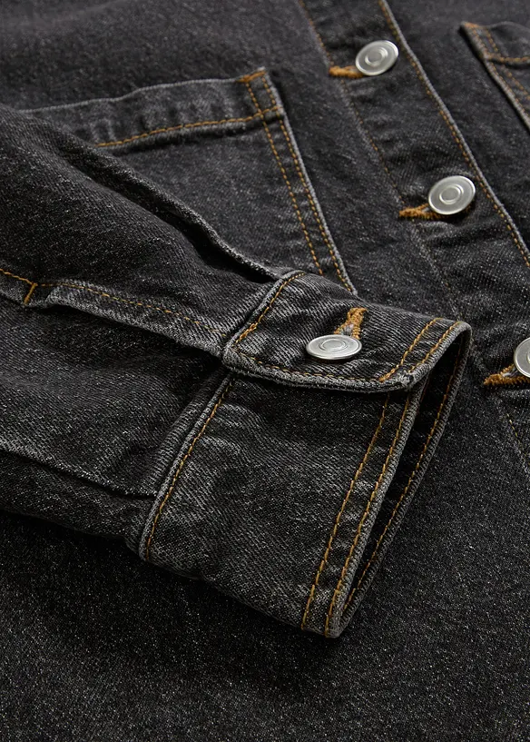 Jeansskjorta i oversizemodell, bonprix