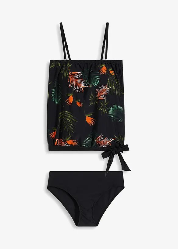 Bandåtankini (2 delar) med axelband som kan varieras, bonprix