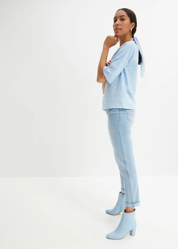 Straight Jeans Mid Waist, Stretch, bonprix
