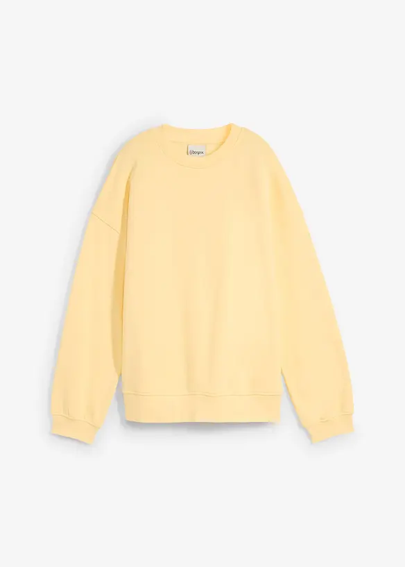 Oversizesweatshirt i ren bomull, bonprix