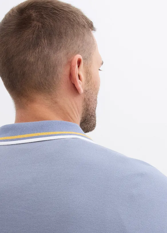 Pikétröja av ekologisk bomull (2-pack), bonprix