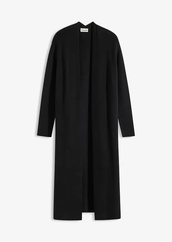 Lång cardigan med viskos, bonprix