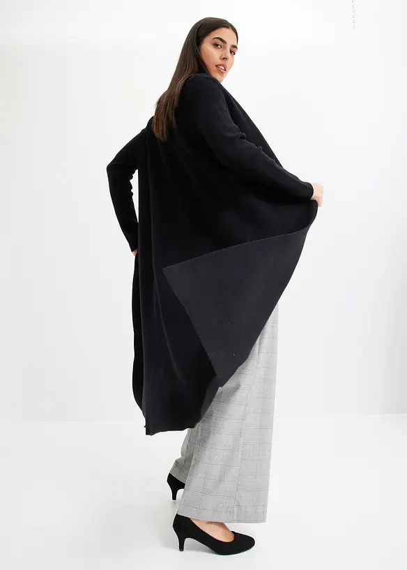 Lång cardigan med viskos, bonprix