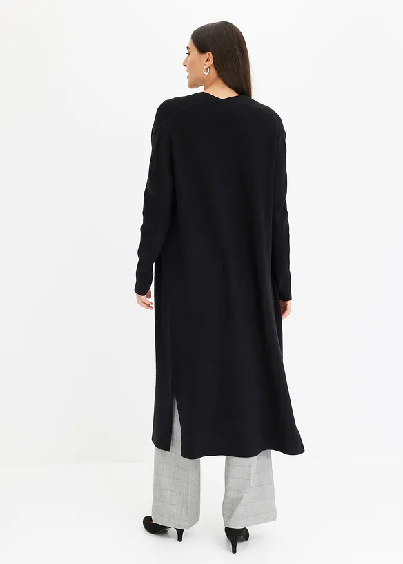 Lång cardigan med viskos, bonprix