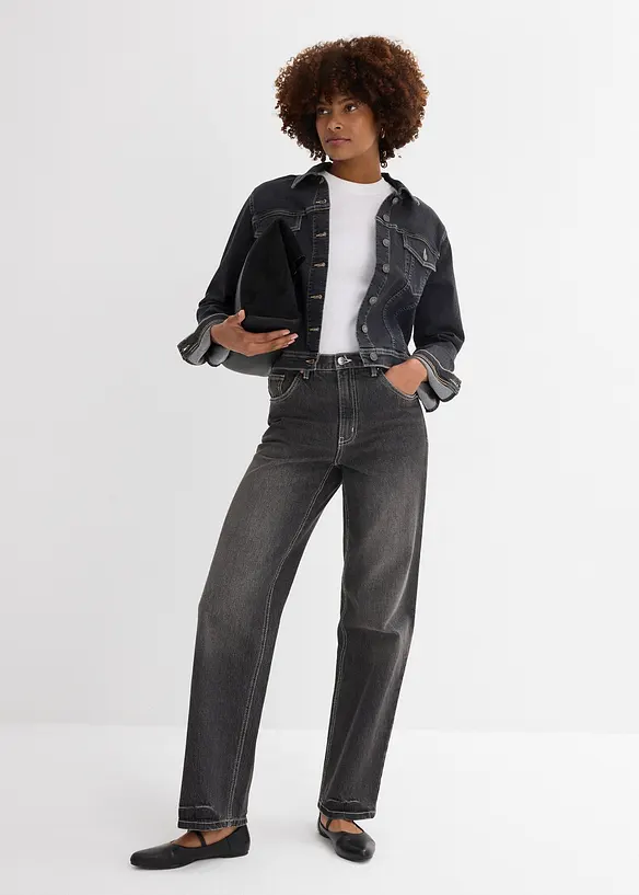 Straight Jeans, High Waist, bonprix