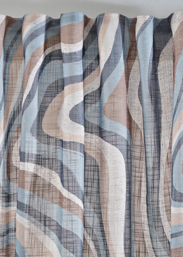 Gardinlängd med återvunnen polyester (1-pack), bonprix