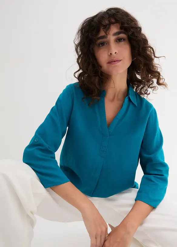 3/4-linneblus, bonprix
