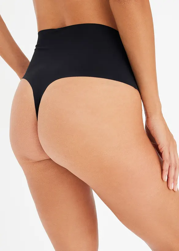 Sömlös stringtrosa med lätt formande effekt (2-pack), bonprix