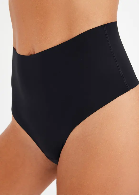 Sömlös stringtrosa med lätt formande effekt (2-pack), bonprix