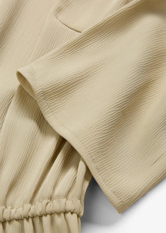 Midiklänning i läcker satin, bonprix