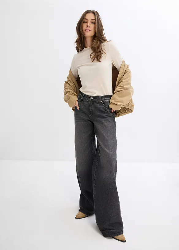 Vida jeans Mid Waist, Full Length, bonprix