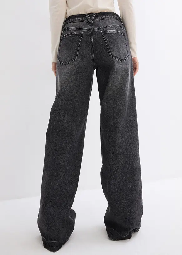 Vida jeans Mid Waist, Full Length, bonprix