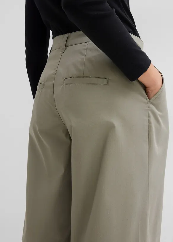 Marlenebyxa med asymmetrisk knäppning, bonprix