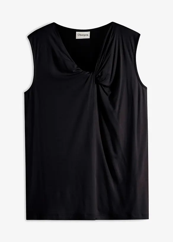 Jerseylinne med twist, bonprix