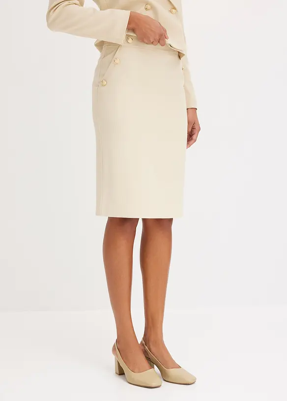 Kjol med businesslook, bonprix