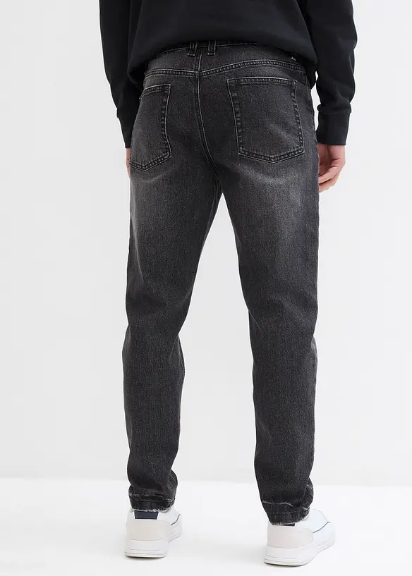 Classic Fit Stretch Jeans i kortare modell med avsmalnande ben, bonprix