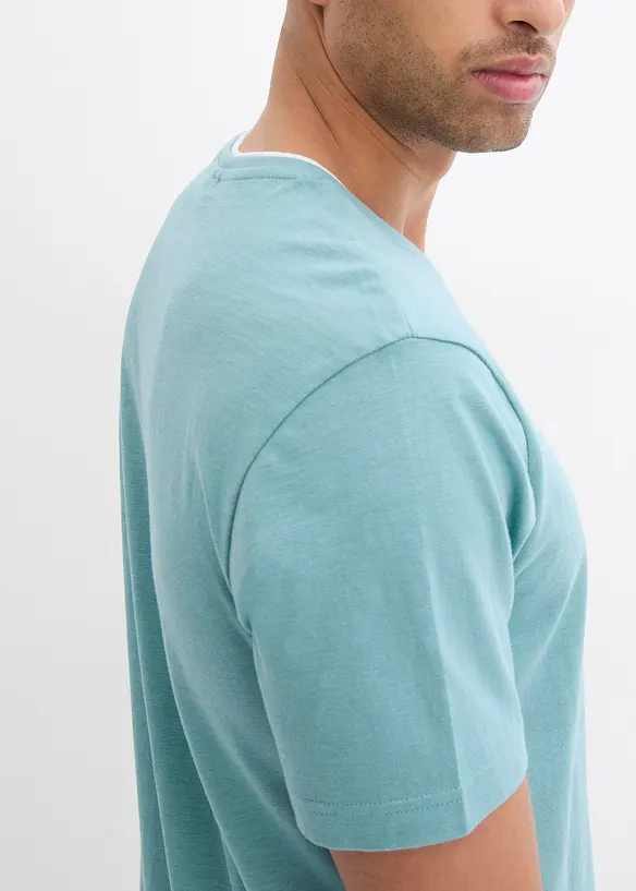 T-shirt av ren bomull med tryck, bonprix