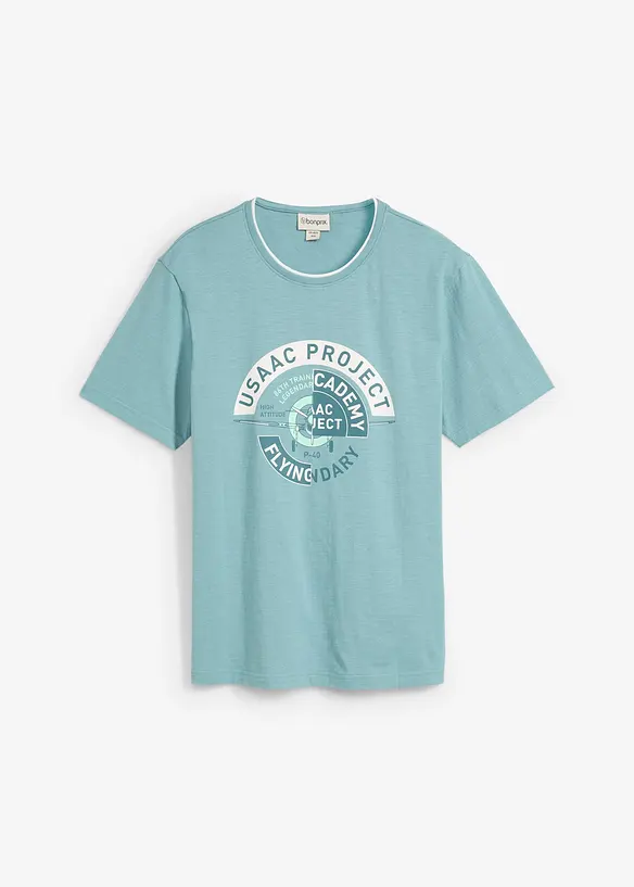T-shirt av ren bomull med tryck, bonprix