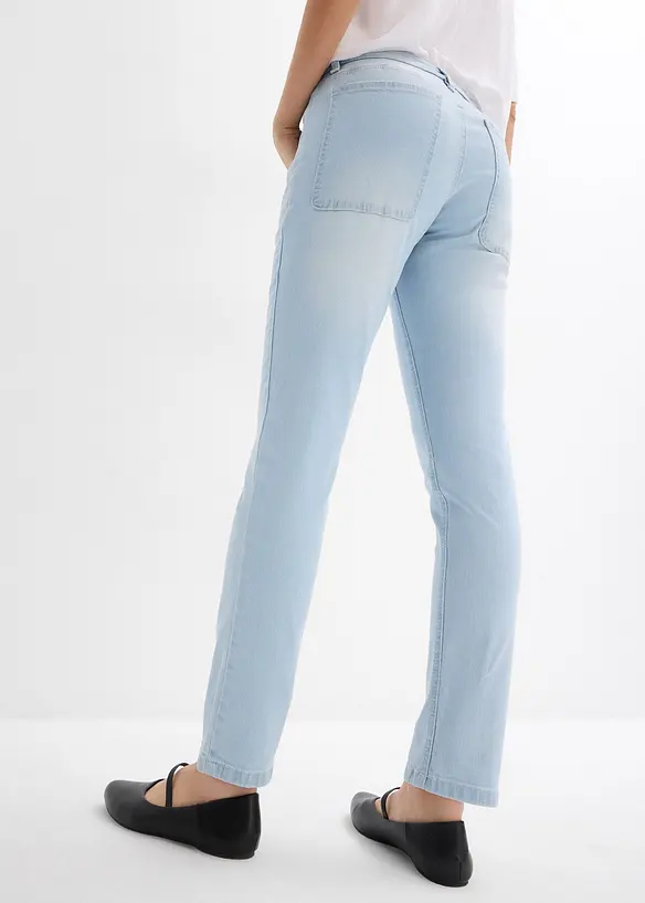 Boyfriend Jeans Mid Waist, cropped, bonprix