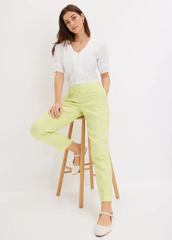 Blus med puffärmar, bonprix