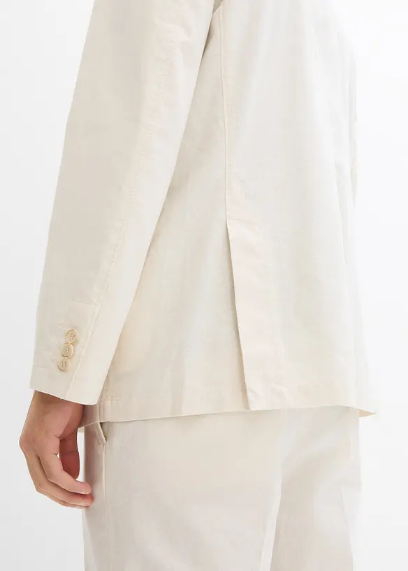 Kavaj med lin, Regular Fit, bonprix