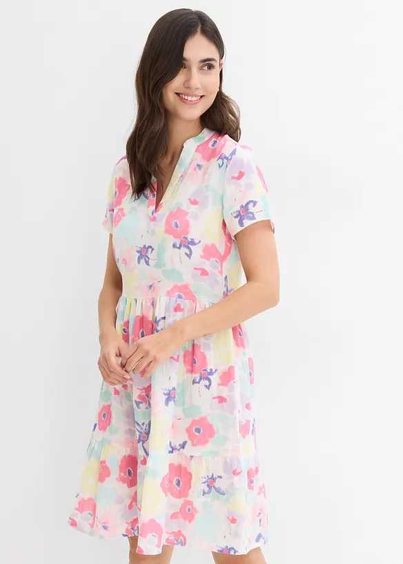 Klänning i muslin, bonprix