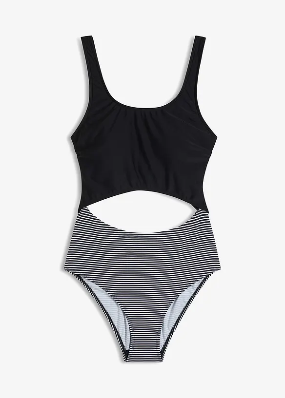 Baddräkt med cut-out, bonprix