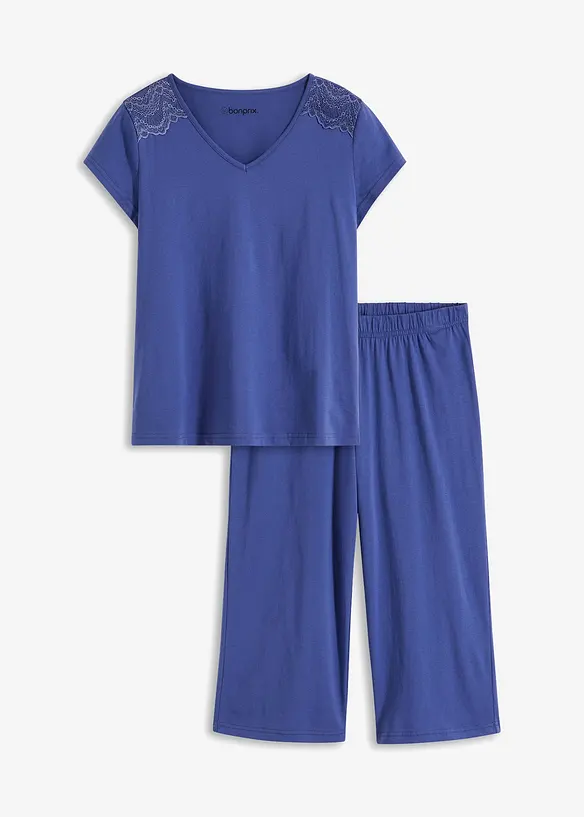 Capripyjamas med culotter, bonprix