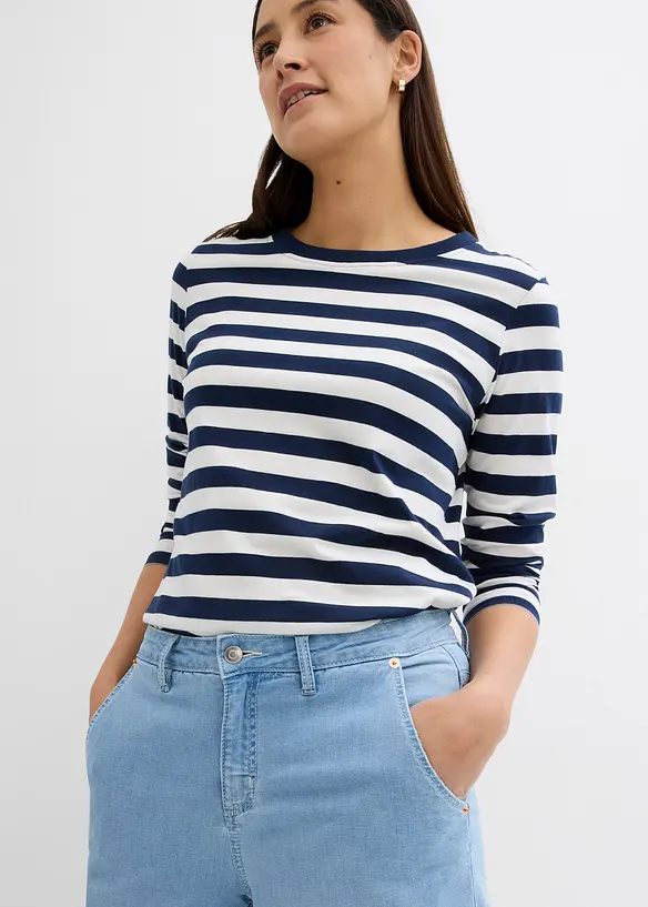 Balloon Jeans Mid Waist Super Soft, cropped, bonprix