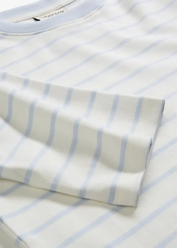 T-shirt av tjock ekologisk bomull, bonprix