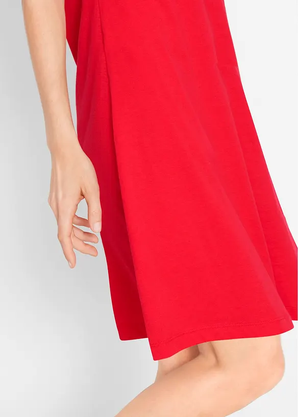 Jerseyklänning i ren bomull, bonprix