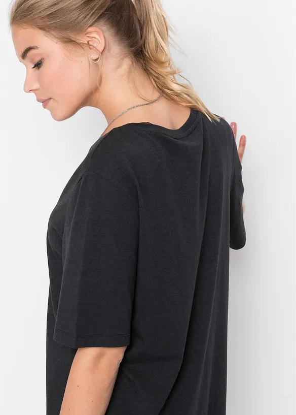 Jerseyklänning i oversizemodell, bonprix