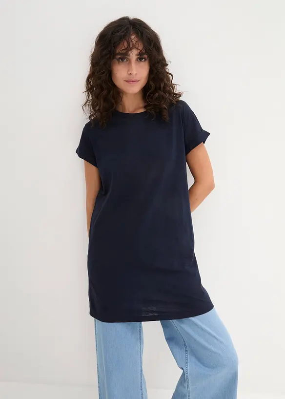 Boxy lång topp , kortärmad, bonprix