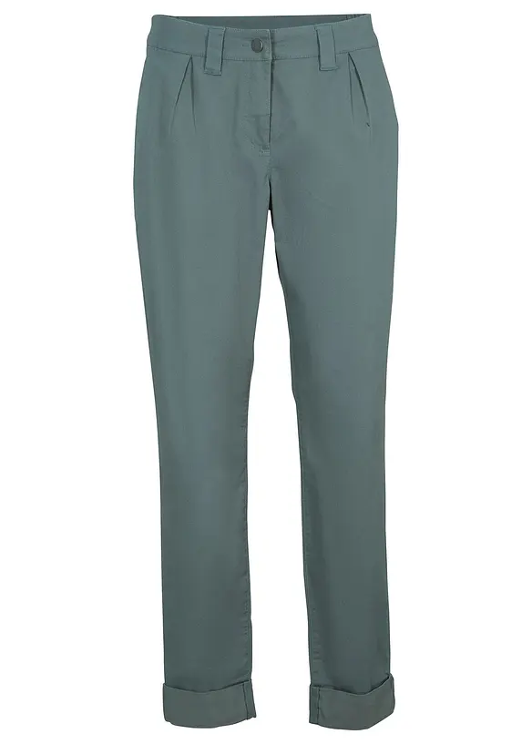 Ankellånga chinos i bomull, bonprix