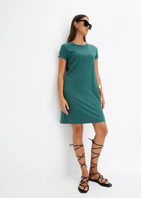 Jerseyklänning i oversizemodell, bonprix
