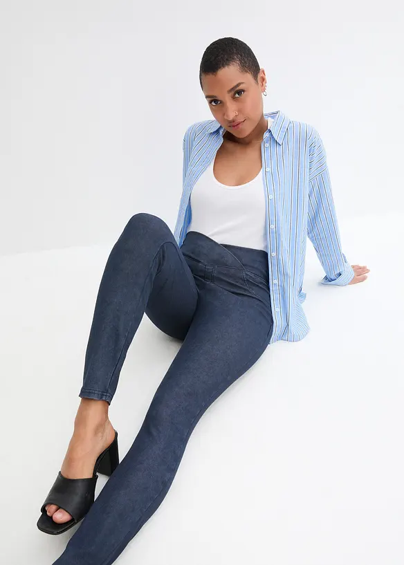 Leggings med jeanslook, bonprix